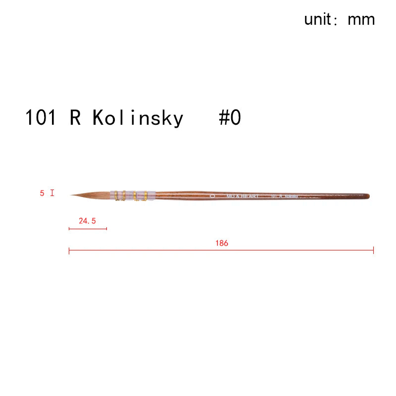 High Quality Kolinsky Sable Hair Mixed Watercolor Painting