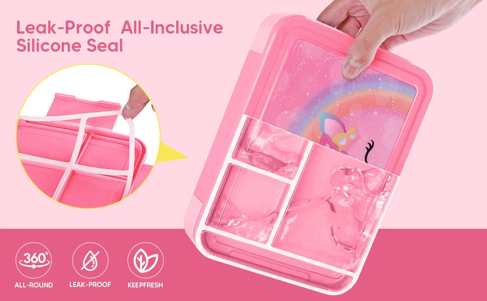 Unicorn Bento Lunch Box Kids Microwave Oven Bento