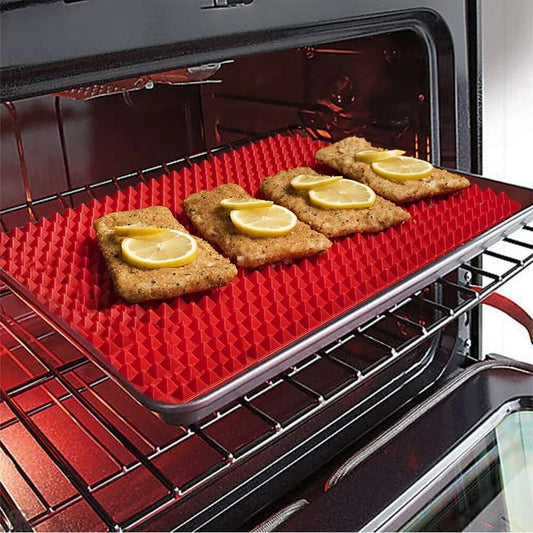 Non-Stick Silicone Pyramid Cooking Mat Baking Mat Grid