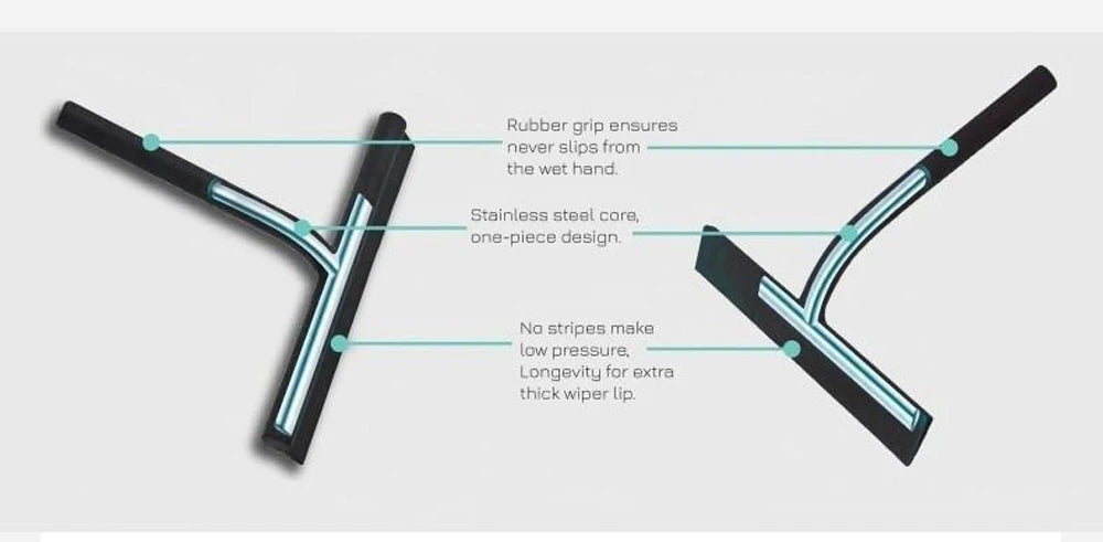 Shower Squeegee Glass Wiper Scraper Shower Squeegee Cleaner