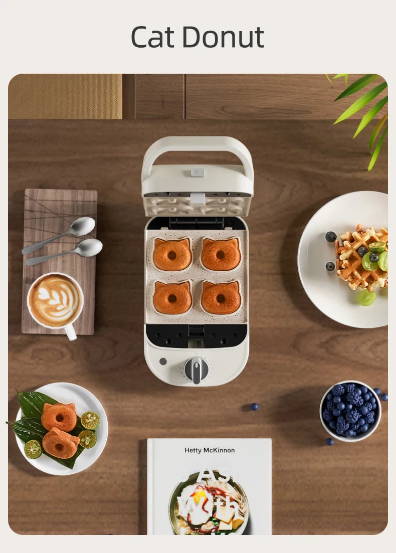 600w Electric Sandwich Maker Waffle Maker Multi-Baker Breakfast