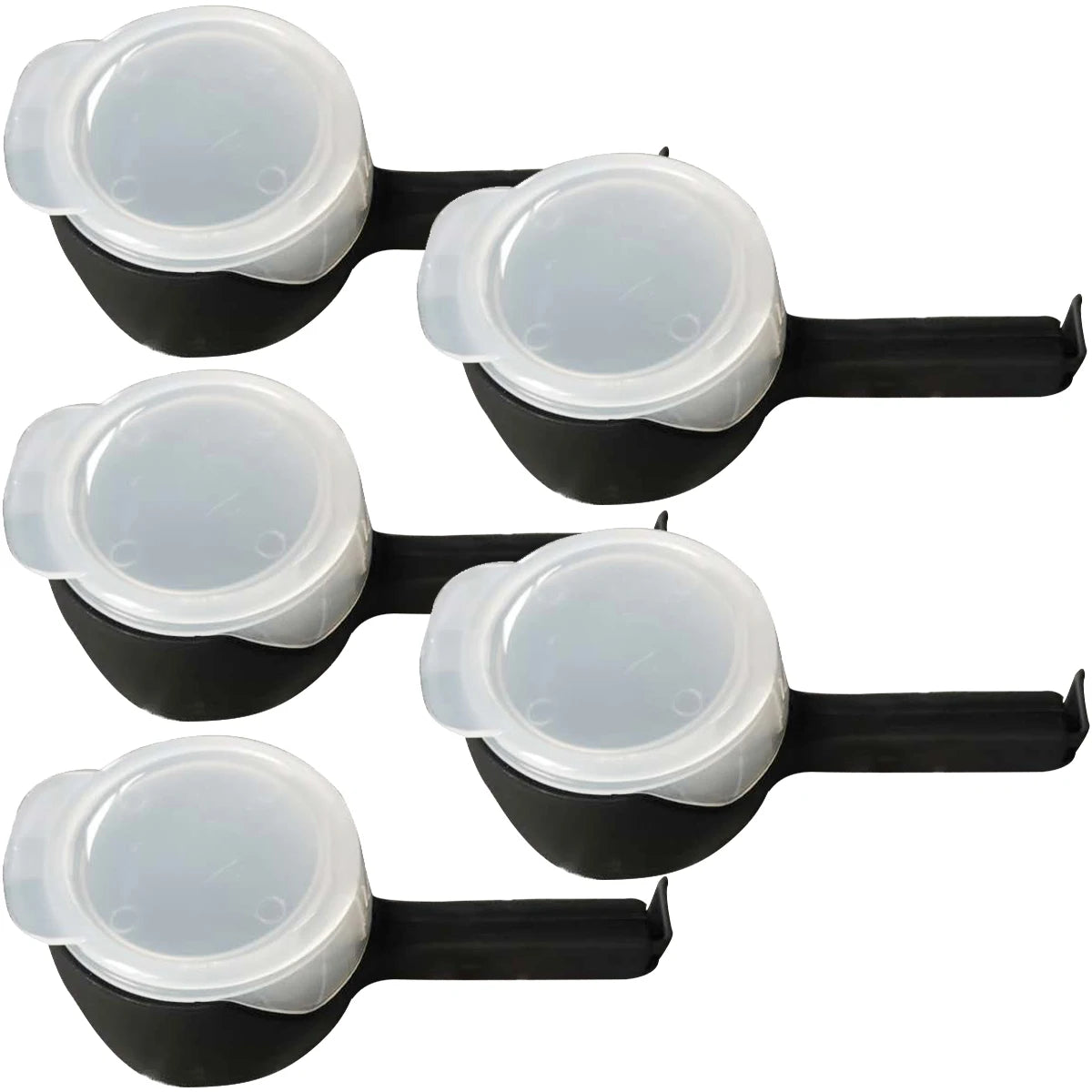 5pcs Sealer Clip Pour Spouts Food Storage Bag