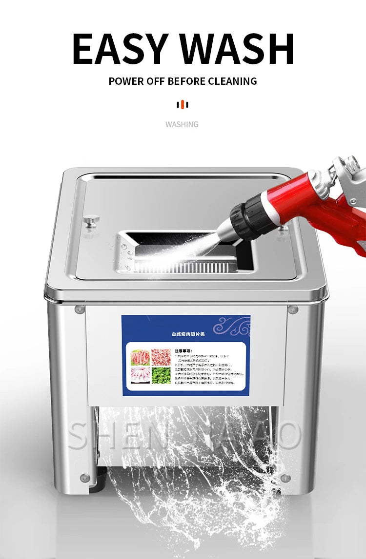 5/3 5/5/7/10/15/21mm Electric Meat Slicer Commercial Grinder