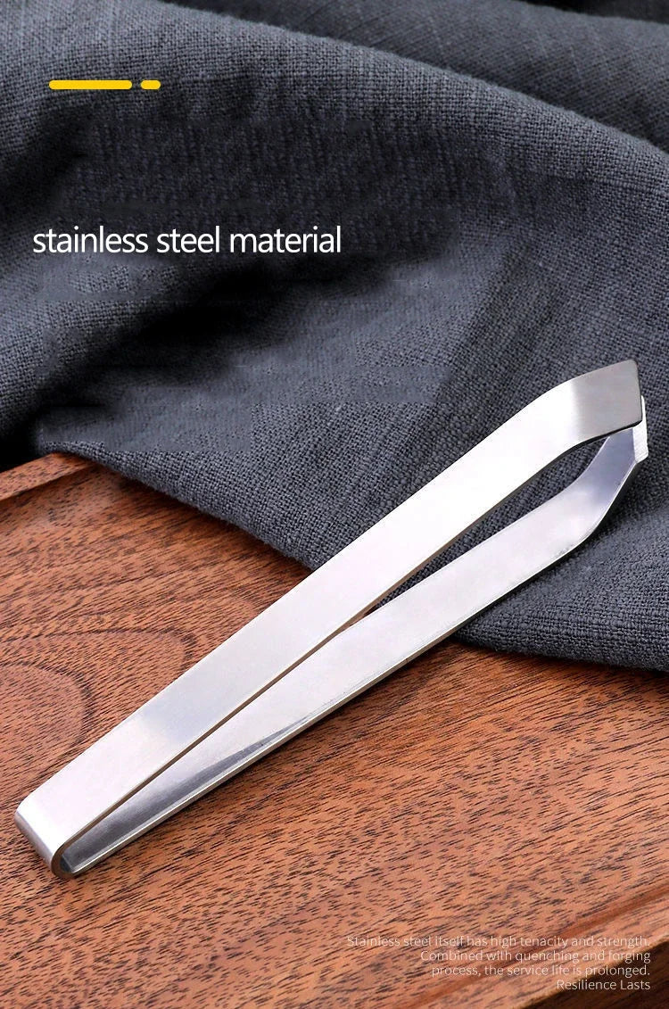 Pc Stainless Steel Fish Bone Tweezers Pincer Clip