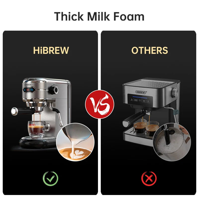 Hibrew Coffee Maker Cafetera 20 Bar Inox Semi
