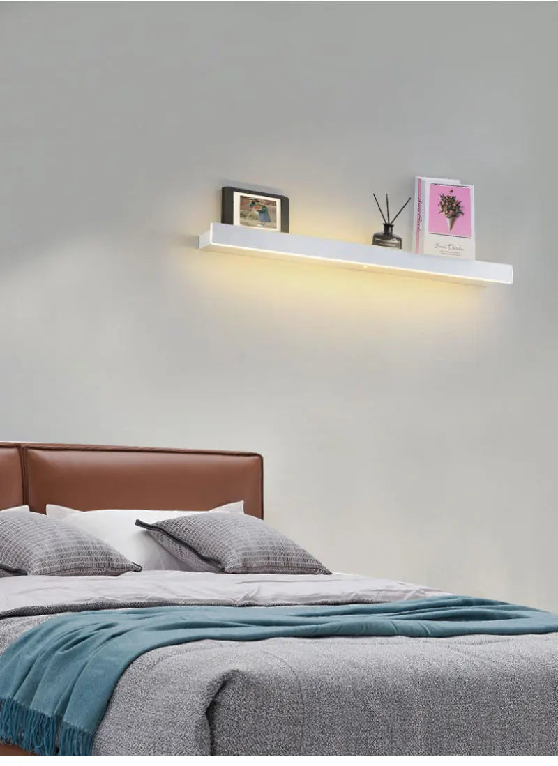 Modern Led Wall Lights Storage Rack Wall Lights