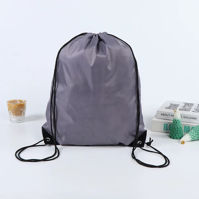 10-100pcs Customized Drawstring Backpack - Lightweight Outdoor