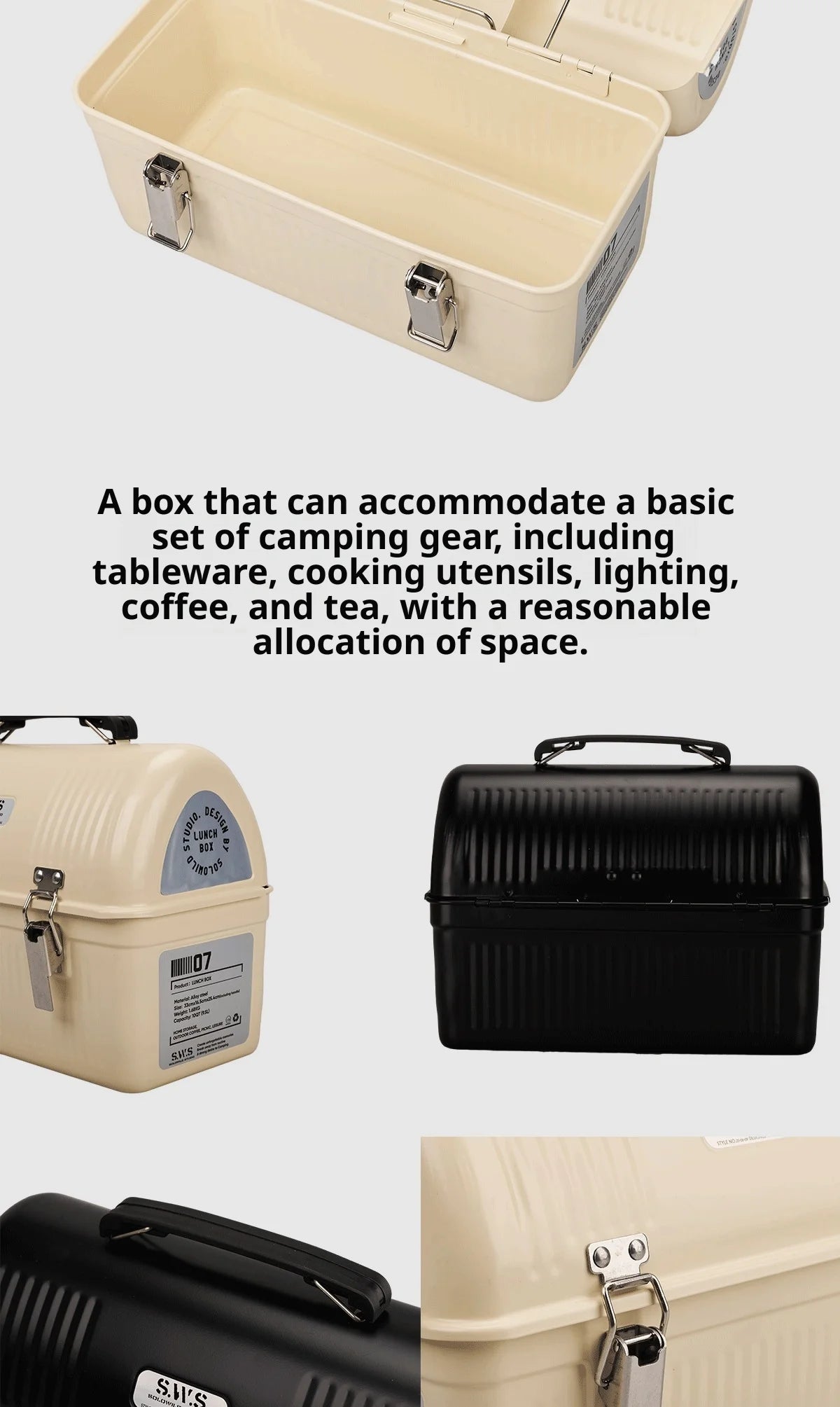 Wellhike- Outdoor Sws Wild Trace Metal Lunch Box