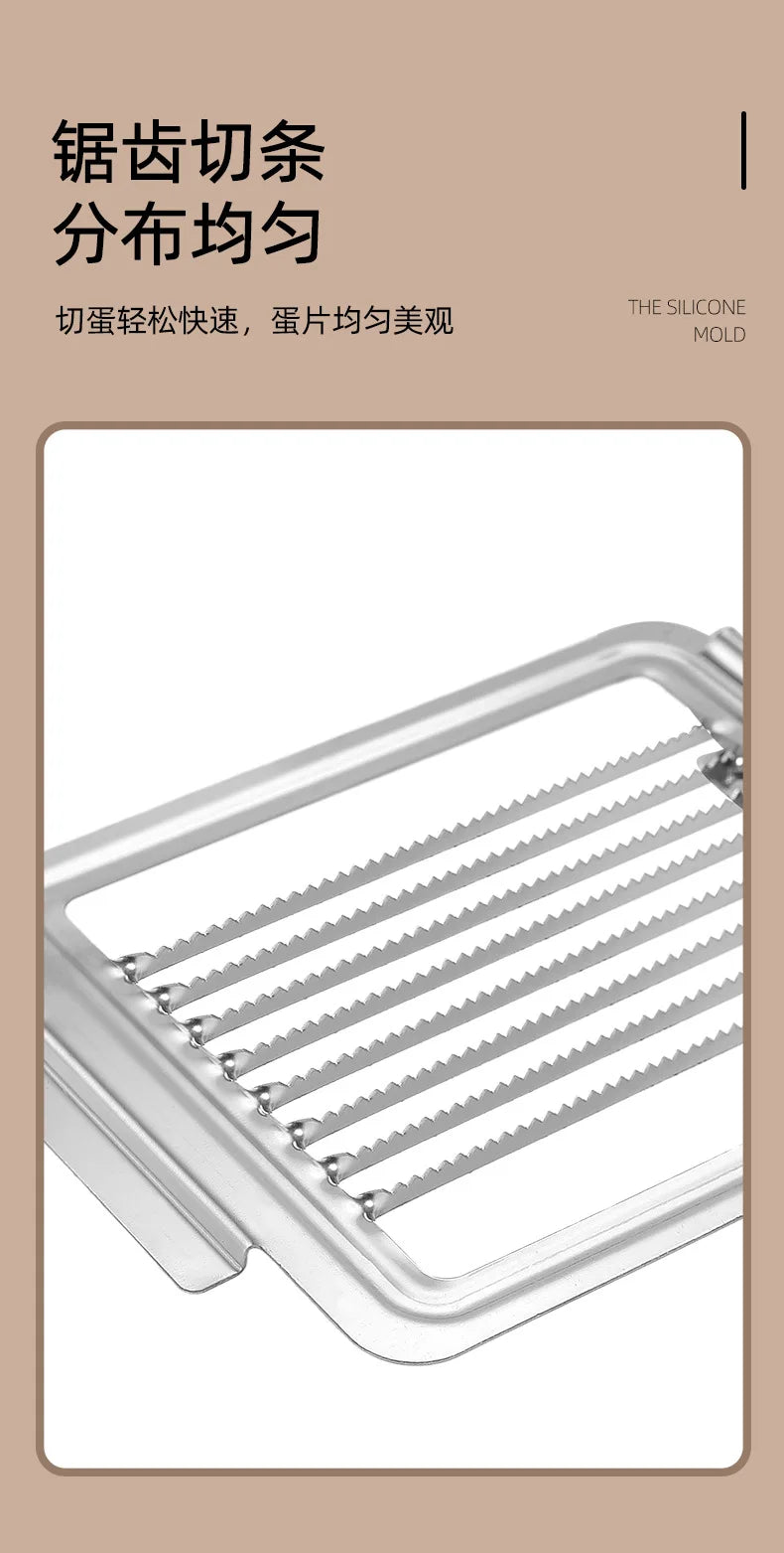 Egg Slicers Chopper Stainless Steel Fruit Salad Ham