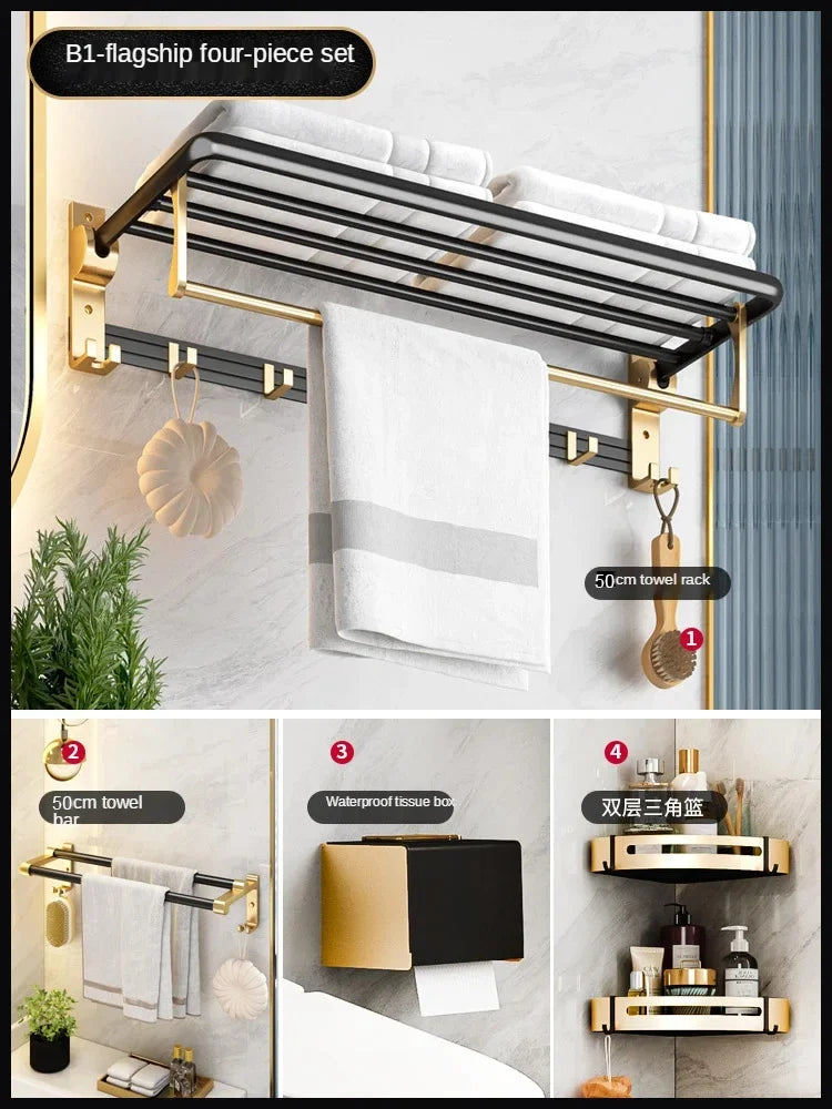 Bathroom Holder Toilet Paper Holder Towel Rack Toilet