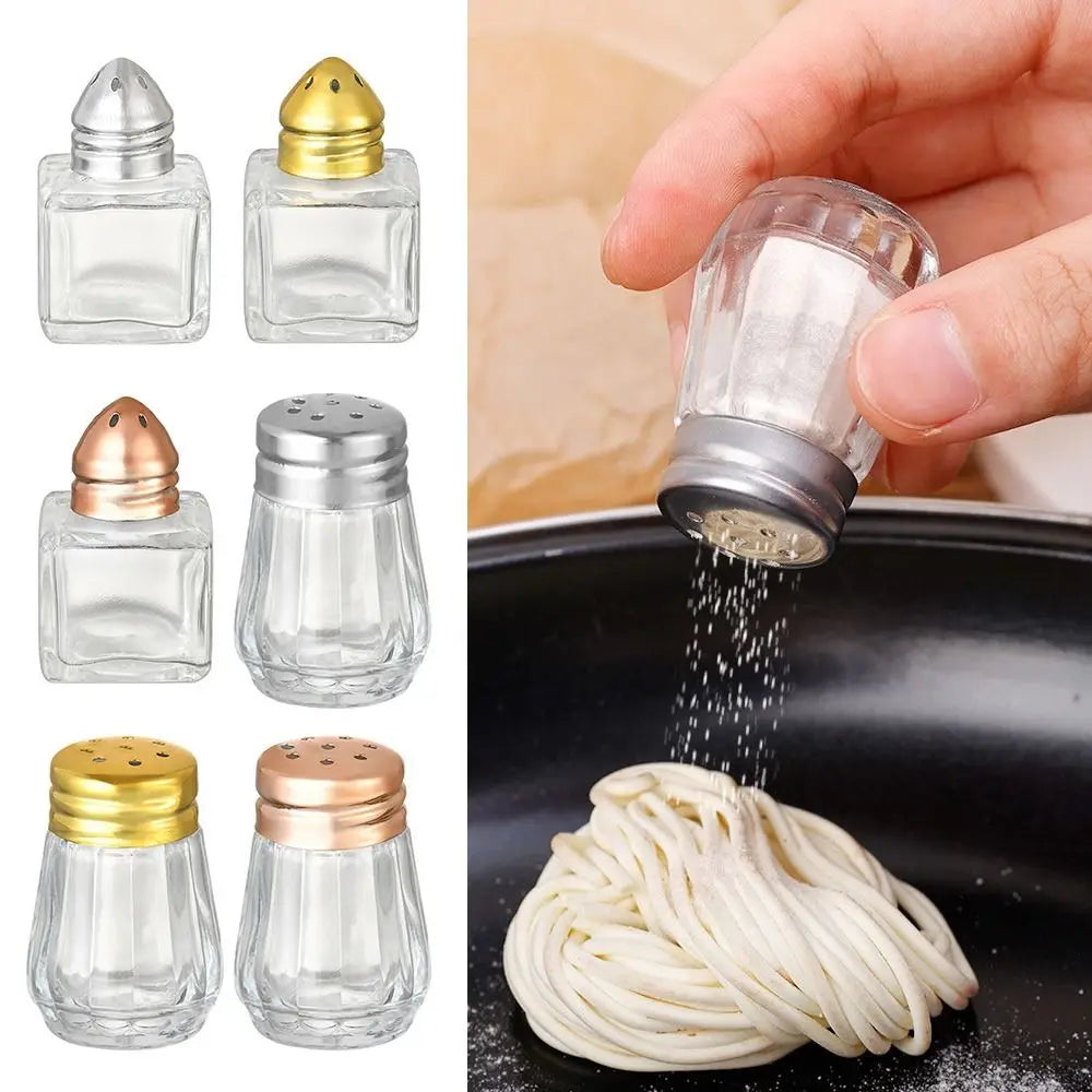 10/15ml Mini Seasoning Bottle Transparent Glass Spice Jars
