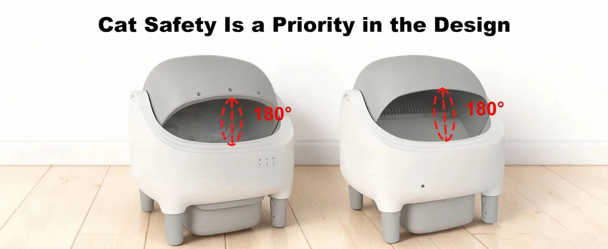 Miaoerduo 75l Self-Cleaning Cat Litter Box App Real-Time