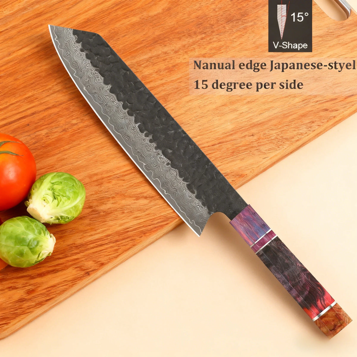 1/2/3/4pcs Knives Hand Forged 67 Layers Damascus Steel