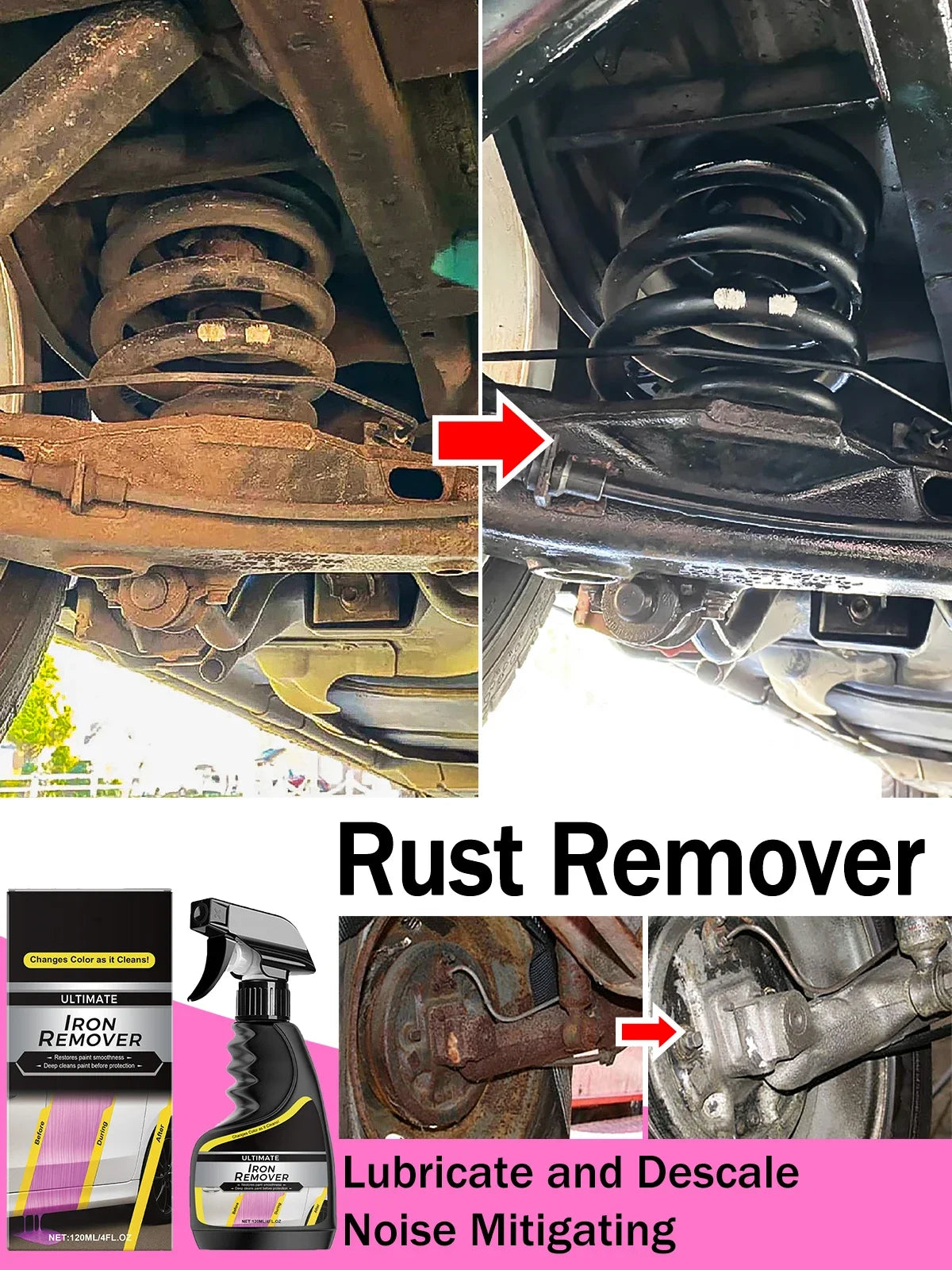 Car Rust Remover Car Wheel Hub Care Quickly