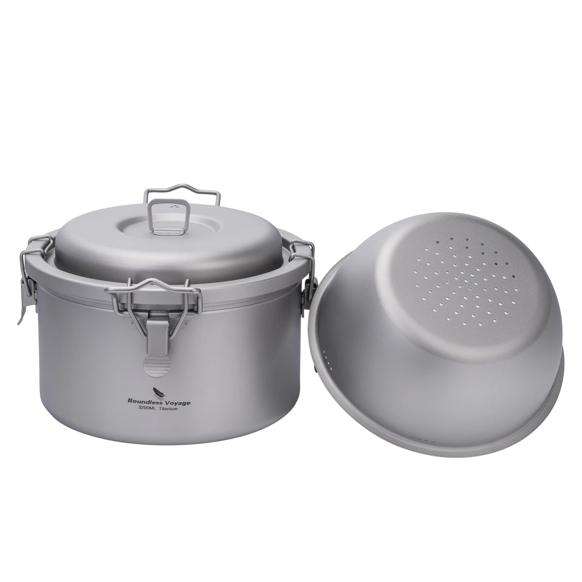 Boundless Voyage Camping Rice Cooker Titanium Pot Cooker
