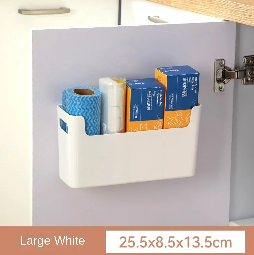 Non Perforated Cling Film Rack Inside Cabinet Wall