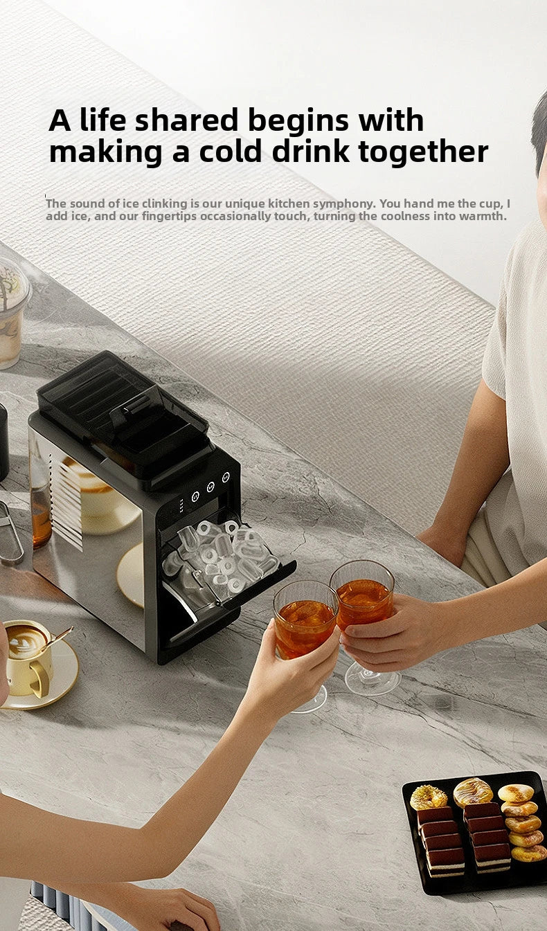 15kg Automatic Ice Maker Machine Compact Mini Dorm/Office/Home