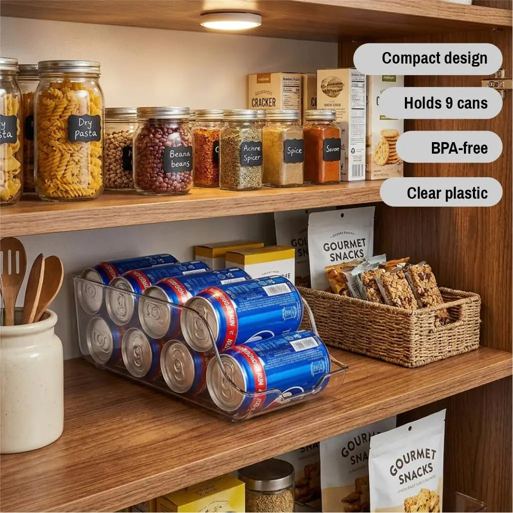 Pull-Out Refrigerator Organizer Drawer Clear Fridge Storage Bin