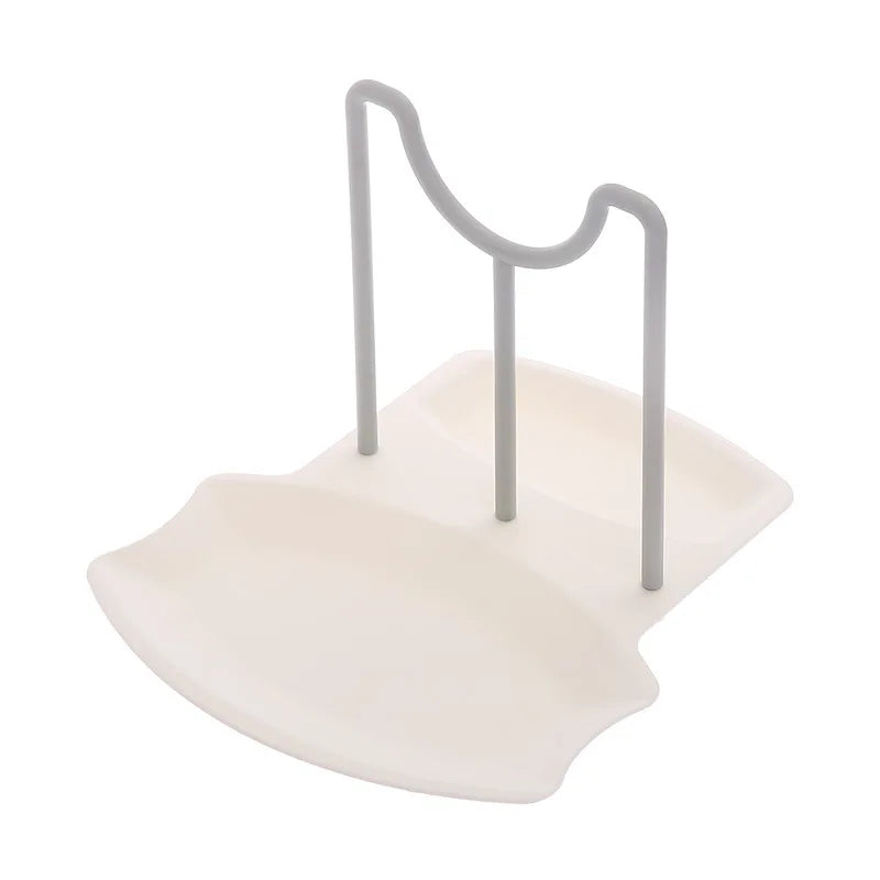 Organizer Spatula Pot Lid Rack Shelf Plastic Spoon