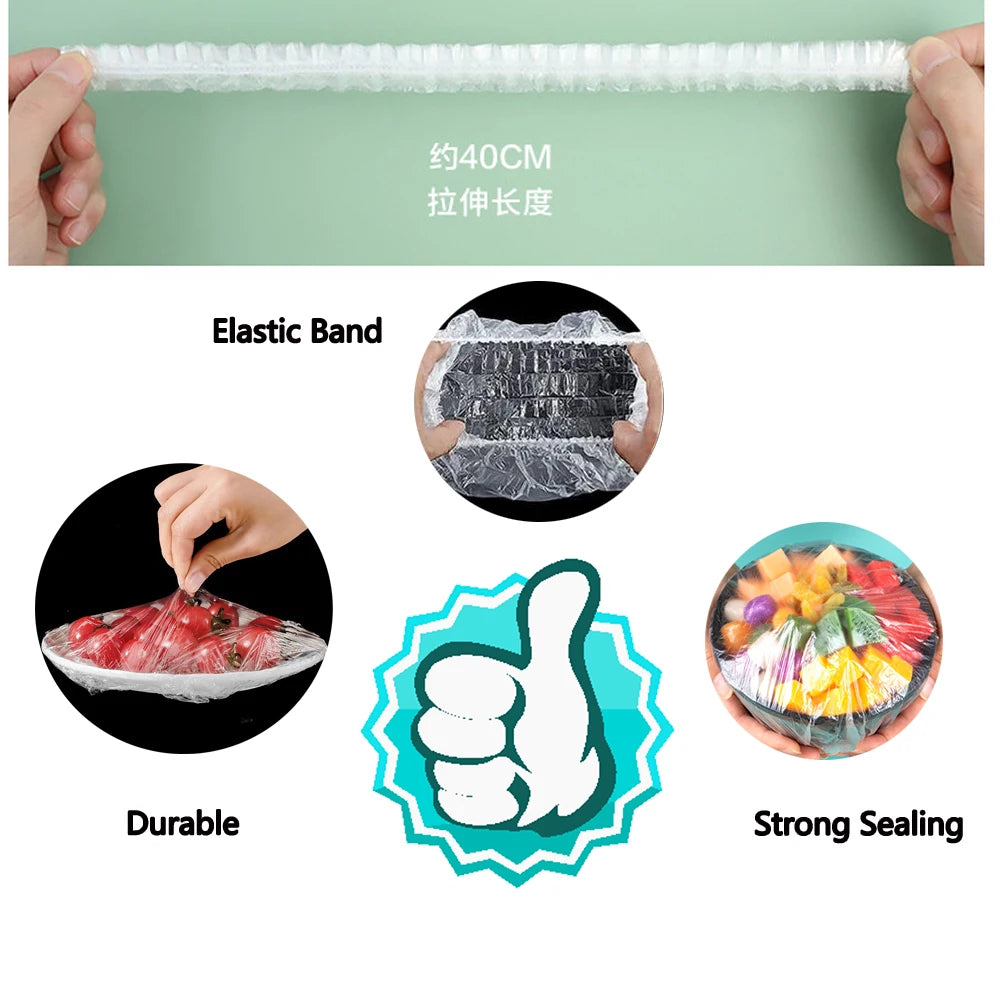 30-3000pcs Disposable Food Cover Refrigerato Food Fruit