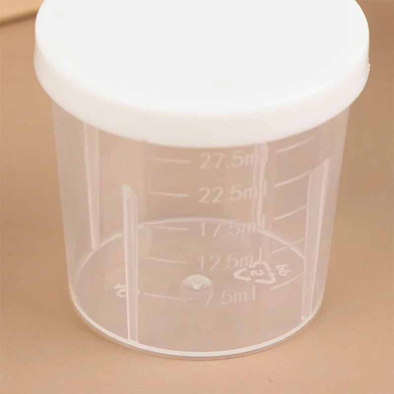 10pcs Plastic 20/30/50/100ml Clear Liquid Pill Measuring Cups