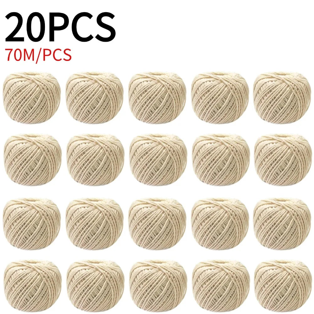 1/2/3/4/5/10/20pcs Cooking Butcher Cotton Twine Meat Prep