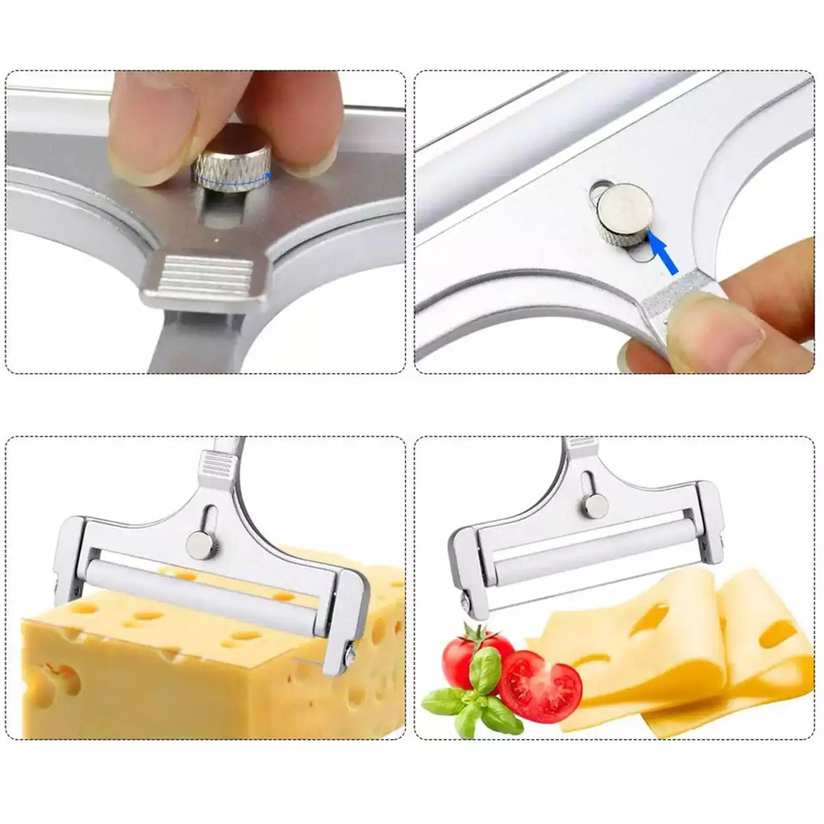Cheese Slicer Cheese Scraper Adjustablethickness Butter
