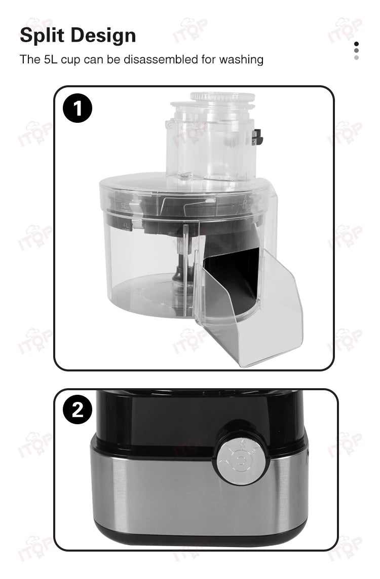 Itop Vec4 Multi-Function Food Processor Dicing/ Slicing/