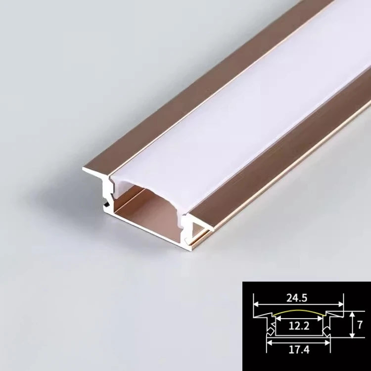Rose Gold U/Yw Style Led Aluminum Profile 5050