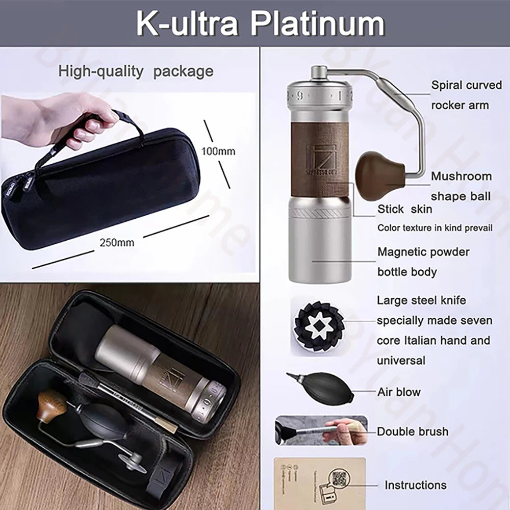 1zpresso Kultra Super Cool Dark Black Coffee Grinder