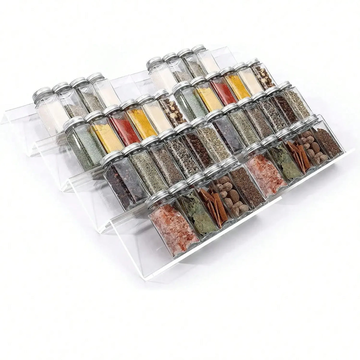 2/4layers Spice Drawer Organizer Adjustable Spice Rack Spice
