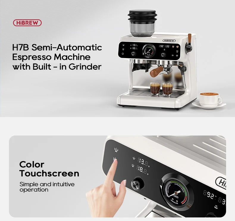 Hibrew Dual Ther Oblocks Barista Pro Espresso Machine