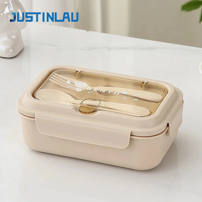 Lunch Box Children School Office Bento Box Compartment