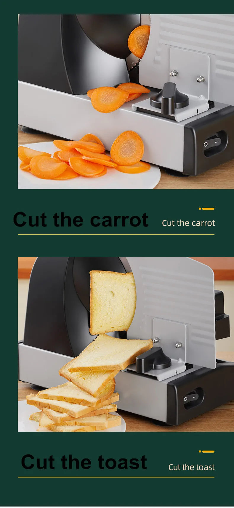 Electric Food Slicer Meat Food Desktop Meat Slicer