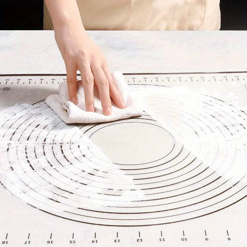 1pc Oversize 80/70/60cm Silicone Baking Mat Pastry Rolling