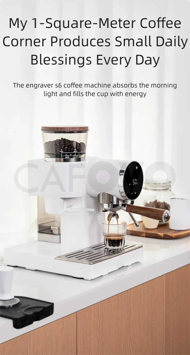 Cafovo Cg01 15 Bar 58mm Semi-Automatic Espresso Machine