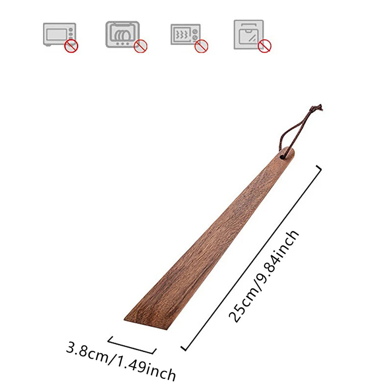 1pc Teak Wood Tableware Spatulas Triangular Cooking Spatula