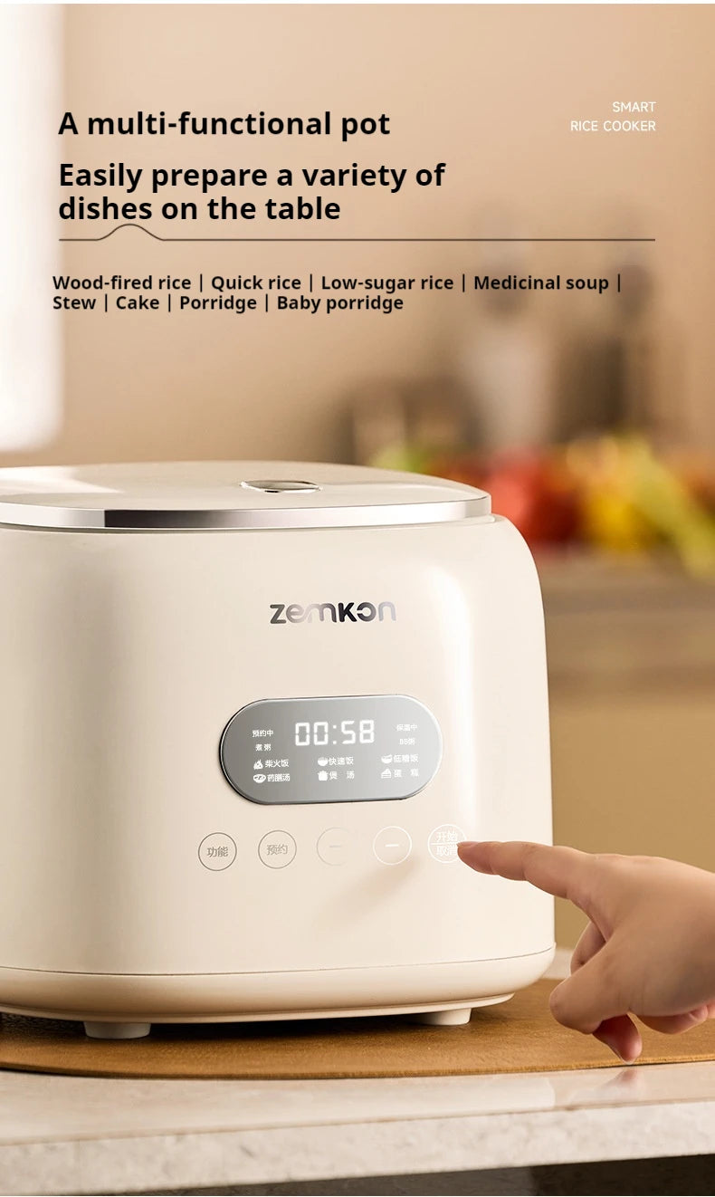 German Zemkon 5l Electric Rice Cooker Stainless Steel