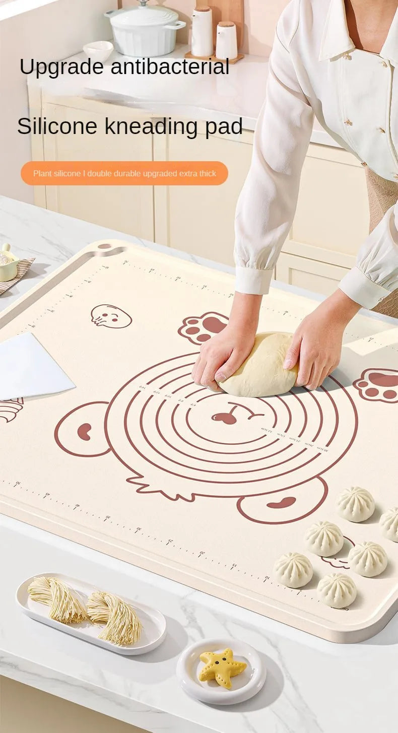 Antibacterial Silicone Mat Thickened Kneading Mat Food Grade