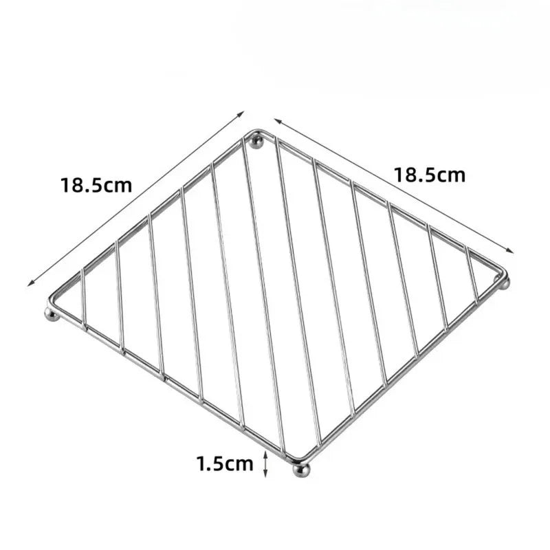 1pc Stainless Steel Trivet Pot Steamer Rack Pot