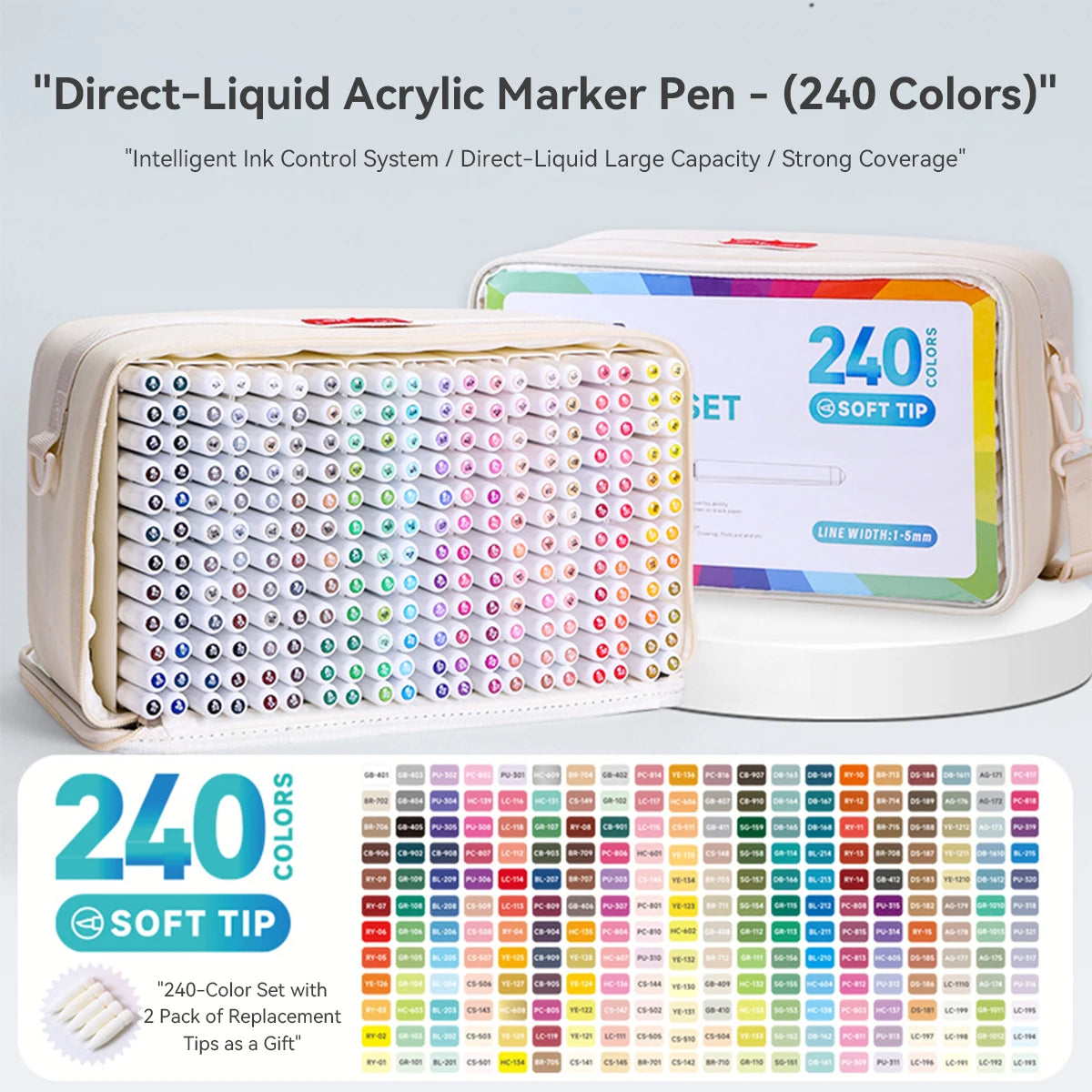 96-288 Colors Direct Liquid Colors Acrylic Paint Pens