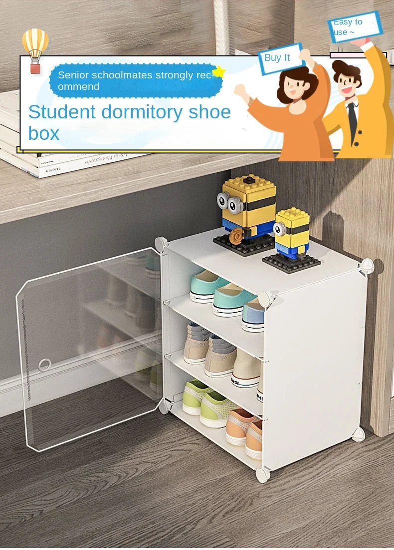 Small-Scale Foldable Cabinets Living Room Multilayer Large Space