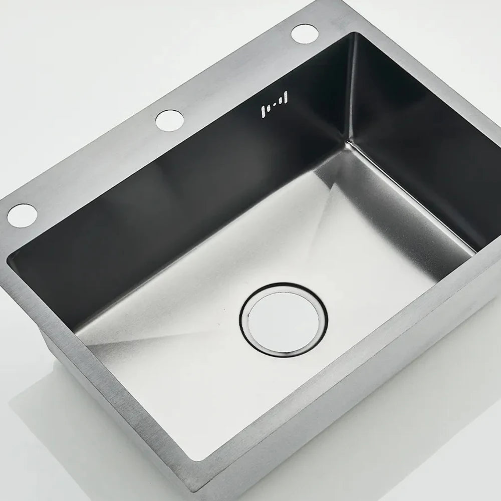 Stainless Steel Sink Large Integrated Faucet Sink Dish