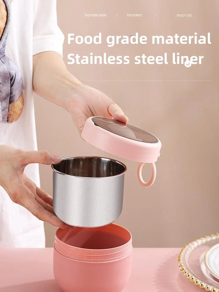 600ml 304 Stainless Steel Soup Noodle Bowls Lid