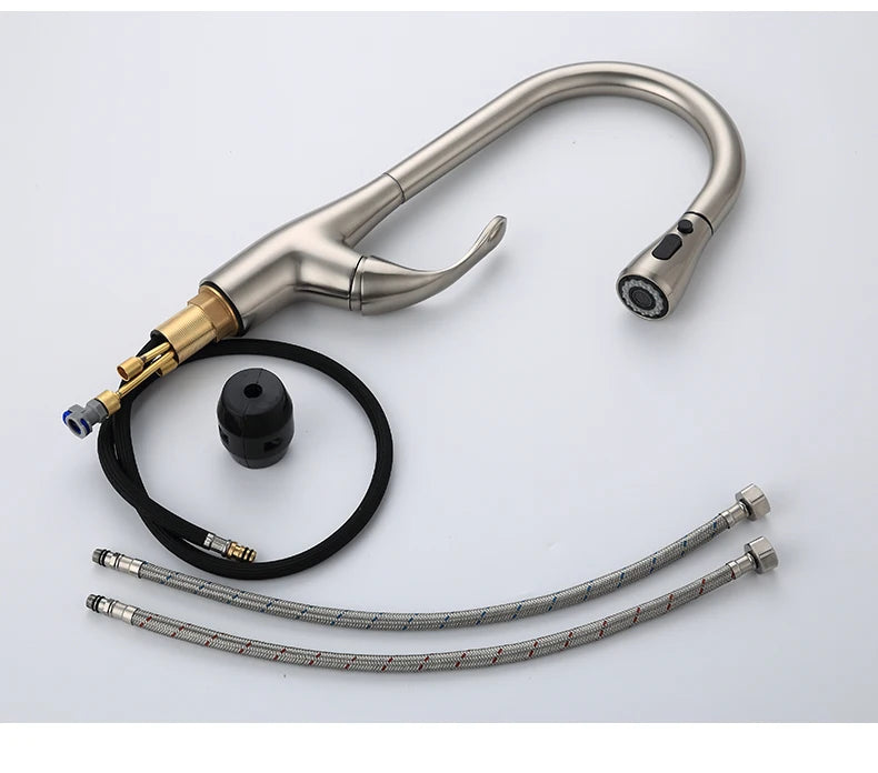 Brushed Nickel Touch On Faucet Quality Brass Cold