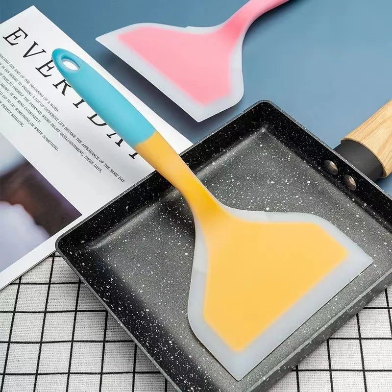 1pcs Random Color Silicone Ware Cooking Utensils Spatula