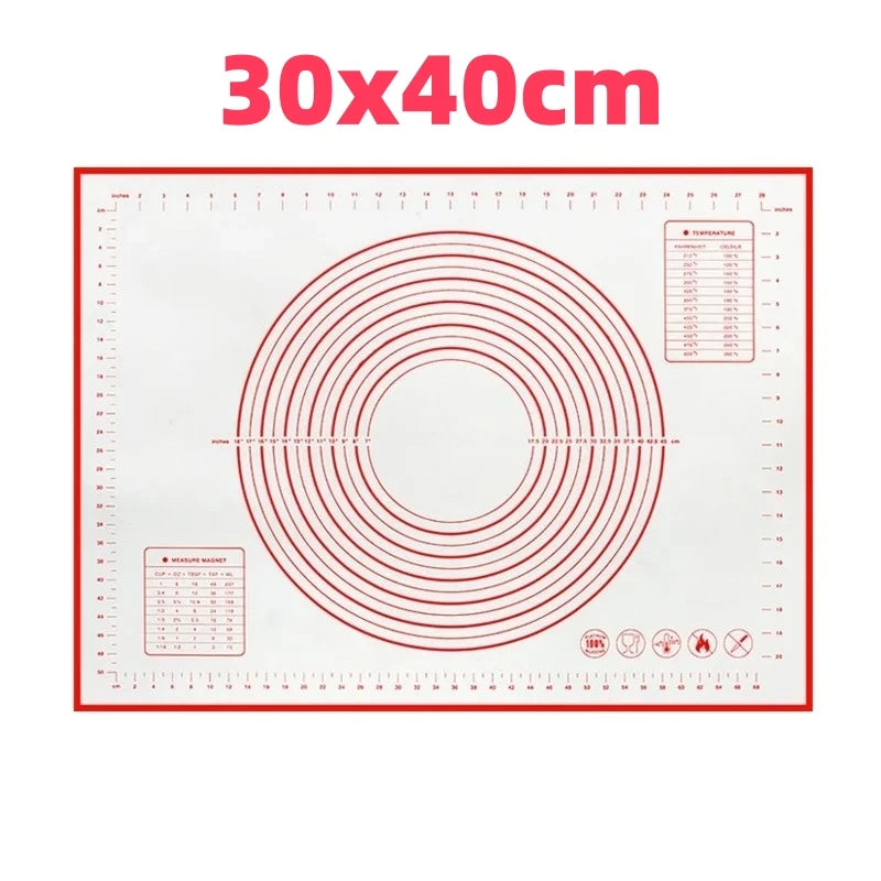 Silicone Baking Mat Kneading Pad Dough Mat Pizza