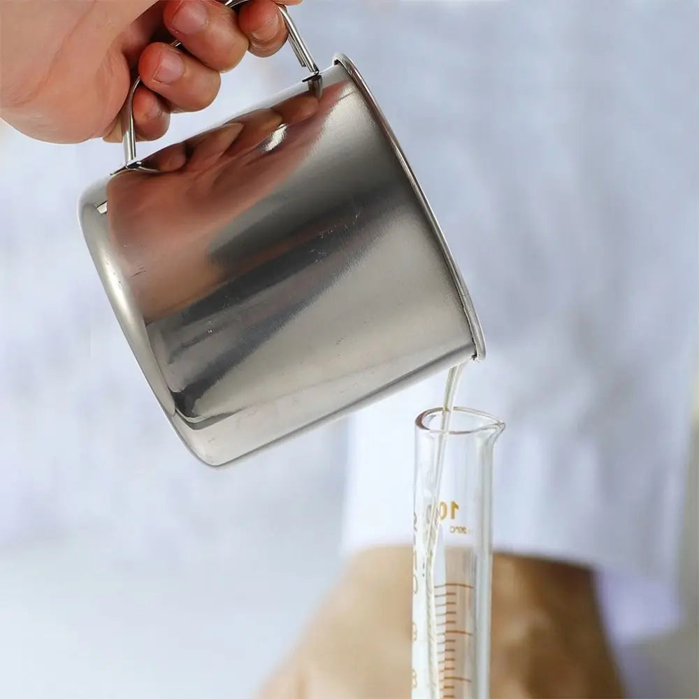 Stainless Steel Laboratory Beaker Graduated 500ml Measuring Cups