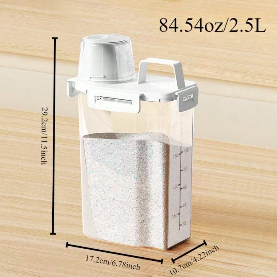 5l Covered Moisture-Proof Sealed Storage Container - Used