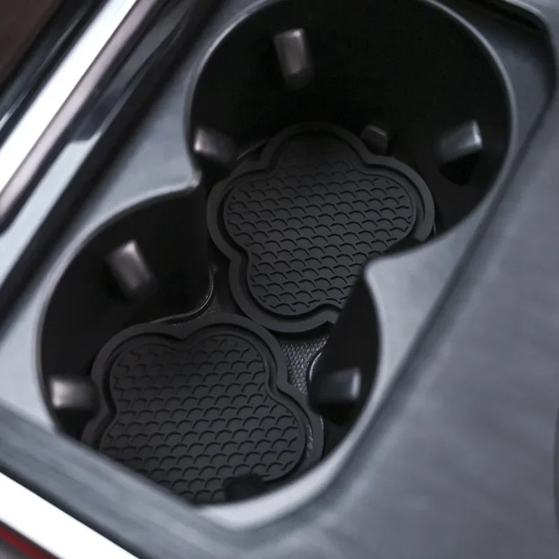 2pcs Car Water Cup Pad Holders Non-Slip Silicone